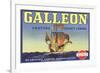 Galleon Lemon Label-null-Framed Art Print