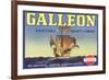 Galleon Lemon Label-null-Framed Art Print