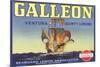 Galleon Lemon Label-null-Mounted Art Print