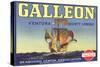 Galleon Lemon Label-null-Stretched Canvas