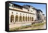 Galleria Vasariana and Uffizi, Florence (Firenze), Tuscany, Italy, Europe-Nico Tondini-Framed Stretched Canvas