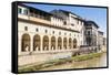 Galleria Vasariana and Uffizi, Florence (Firenze), Tuscany, Italy, Europe-Nico Tondini-Framed Stretched Canvas