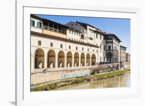 Galleria Vasariana and Uffizi, Florence (Firenze), Tuscany, Italy, Europe-Nico Tondini-Framed Photographic Print