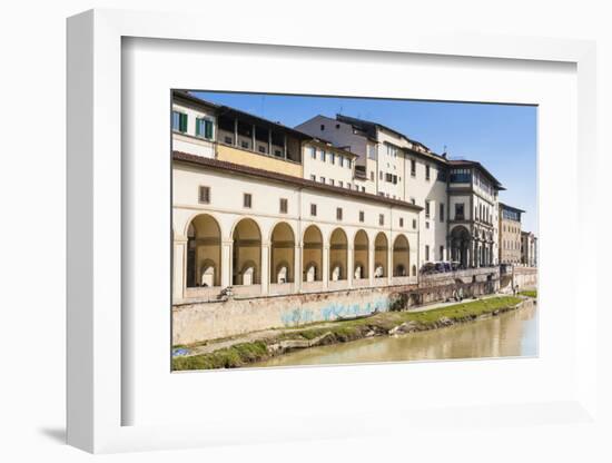 Galleria Vasariana and Uffizi, Florence (Firenze), Tuscany, Italy, Europe-Nico Tondini-Framed Photographic Print