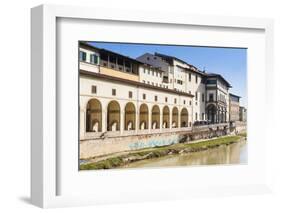 Galleria Vasariana and Uffizi, Florence (Firenze), Tuscany, Italy, Europe-Nico Tondini-Framed Photographic Print