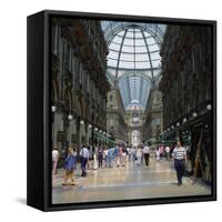 Galleria Vittoria Emanuele, the World's Oldest Shopping Mall, in the City of Milan, Lombardy, Italy-Tony Gervis-Framed Stretched Canvas