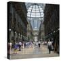 Galleria Vittoria Emanuele, the World's Oldest Shopping Mall, in the City of Milan, Lombardy, Italy-Tony Gervis-Stretched Canvas