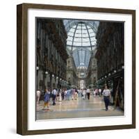 Galleria Vittoria Emanuele, the World's Oldest Shopping Mall, in the City of Milan, Lombardy, Italy-Tony Gervis-Framed Photographic Print