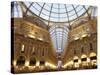 Galleria Vittorio Emanuele at Dusk, Milan, Lombardy, Italy, Europe-Vincenzo Lombardo-Stretched Canvas