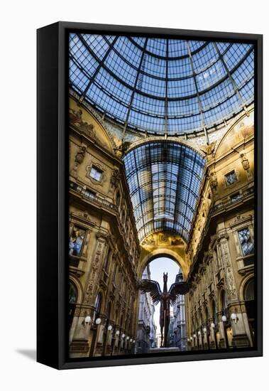 Galleria Vittorio Emanuele Ii, Milan, Lombardy, Italy, Europe-Yadid Levy-Framed Stretched Canvas