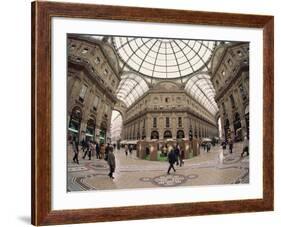 Galleria Vittorio Emanuele, Milan, Lombardy, Italy, Europe-Hans Peter Merten-Framed Photographic Print