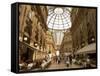 Galleria Vittorio Emanuele, Milan, Lombardy, Italy-Christian Kober-Framed Stretched Canvas
