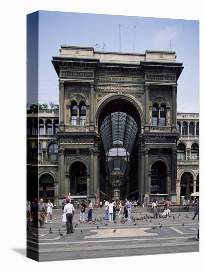 Galleria Vittorio Emanuele, the World's Oldest Mall, Milan, Italy-Tony Gervis-Stretched Canvas