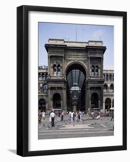 Galleria Vittorio Emanuele, the World's Oldest Mall, Milan, Italy-Tony Gervis-Framed Photographic Print