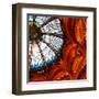 Galleries Lafayette Ceiling, Paris-Tosh-Framed Art Print