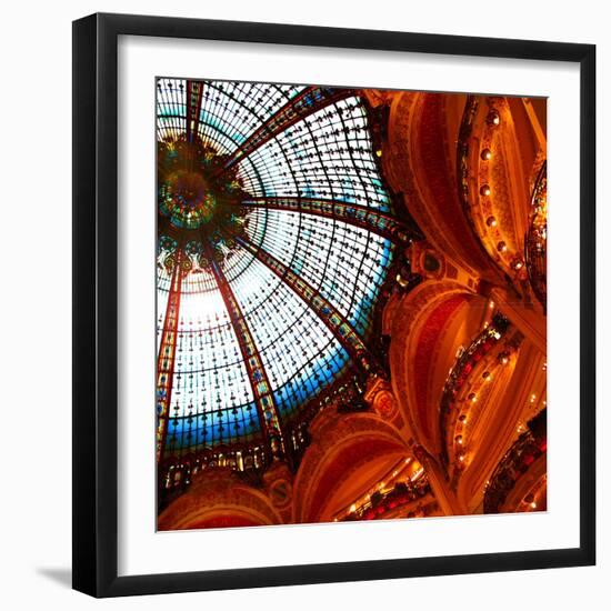 Galleries Lafayette Ceiling, Paris-Tosh-Framed Art Print