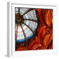 Galleries Lafayette Ceiling, Paris-Tosh-Framed Art Print