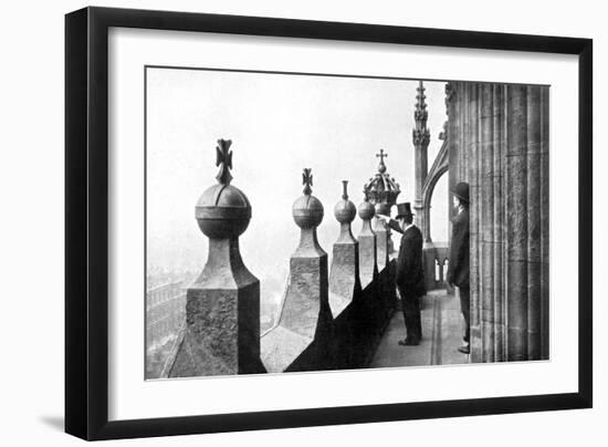 Gallery Above the Clock Face, Big Ben, Palace of Westminster, London, C1905-null-Framed Giclee Print