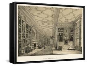 Gallery, Hardwicke Hall, Derbyshire-Joseph Nash-Framed Stretched Canvas