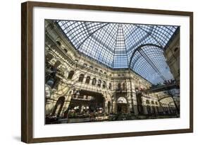 Gallery in Gum, the Largest Department Store in Moscow, Russia, Europe-Michael Runkel-Framed Photographic Print