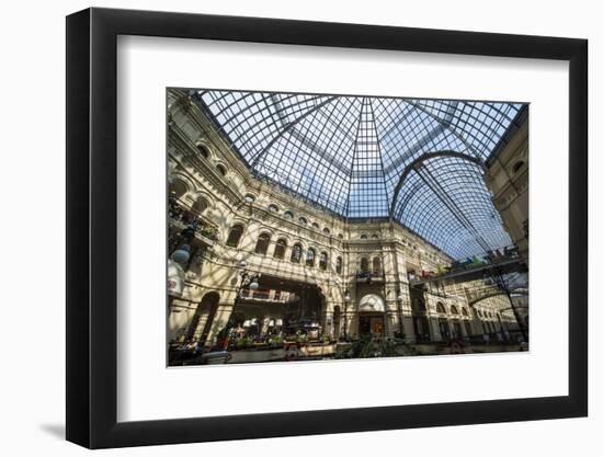 Gallery in Gum, the Largest Department Store in Moscow, Russia, Europe-Michael Runkel-Framed Photographic Print