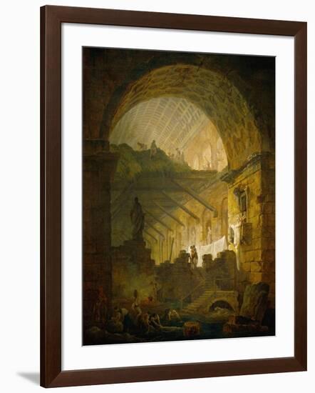 Gallery in Ruins, 1798-Hubert Robert-Framed Giclee Print