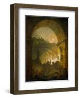 Gallery in Ruins, 1798-Hubert Robert-Framed Giclee Print