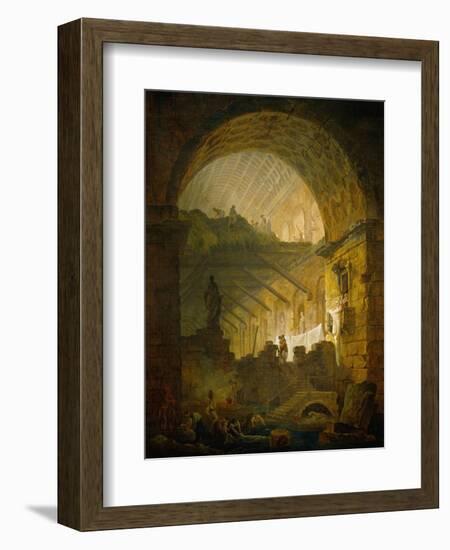 Gallery in Ruins, 1798-Hubert Robert-Framed Giclee Print