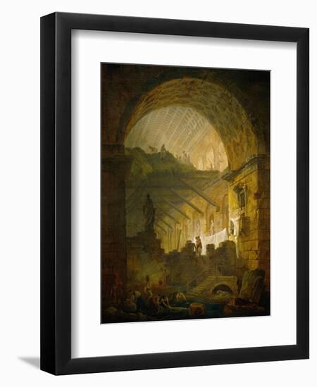 Gallery in Ruins, 1798-Hubert Robert-Framed Giclee Print