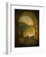 Gallery in Ruins, 1798-Hubert Robert-Framed Giclee Print