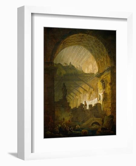 Gallery in Ruins, 1798-Hubert Robert-Framed Giclee Print