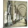 Gallery in the Monumental Cemetery of Staglieno, Genoa (Italy), Circa 1890-Leon, Levy et Fils-Mounted Photographic Print