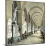 Gallery in the Monumental Cemetery of Staglieno, Genoa (Italy), Circa 1890-Leon, Levy et Fils-Mounted Photographic Print