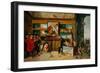 Gallery Interior, 16Th-17Th Century (Oil on Panel)-Frans II the Younger Francken-Framed Giclee Print