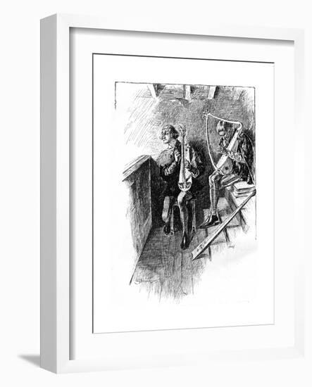 Gallery Minstrels-Claud Shepperson-Framed Giclee Print