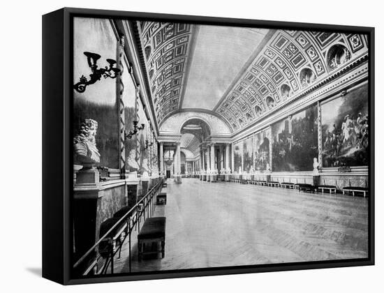 Gallery of Battles, Versailles, France, 1893-John L Stoddard-Framed Stretched Canvas