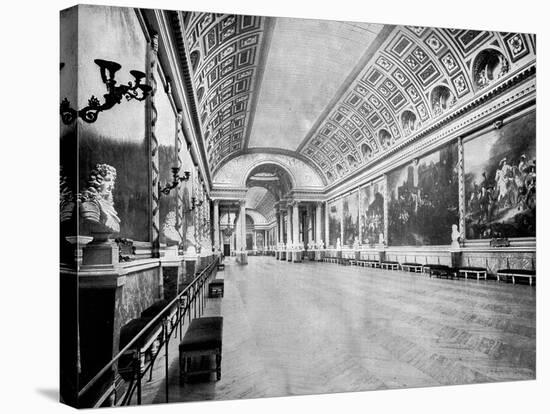 Gallery of Battles, Versailles, France, 1893-John L Stoddard-Stretched Canvas
