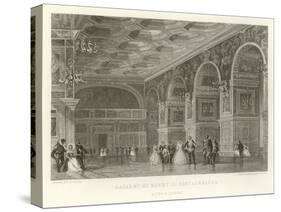 Gallery of Henry II, Fontainbleau-Alphonse Marie de Neuville-Stretched Canvas