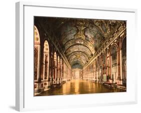 Gallery of Mirrors, Versailles, France, C.1890-C.1900-null-Framed Giclee Print