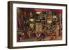 Gallery of the Louvre-Samuel F. B. Morse-Framed Art Print