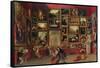 Gallery of the Louvre-Samuel F. B. Morse-Framed Stretched Canvas