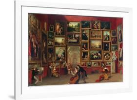 Gallery of the Louvre-Samuel F. B. Morse-Framed Premium Giclee Print