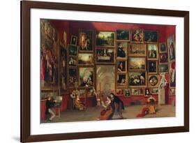 Gallery of the Louvre-Samuel F. B. Morse-Framed Premium Giclee Print