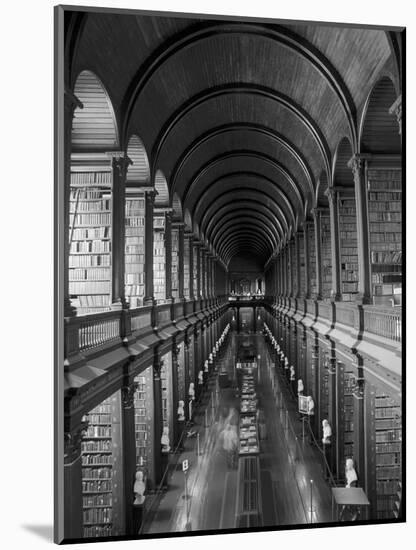 Gallery of the Old Library, Trinity College, Dublin, County Dublin, Eire (Ireland)-Bruno Barbier-Mounted Photographic Print