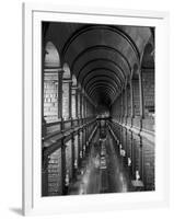 Gallery of the Old Library, Trinity College, Dublin, County Dublin, Eire (Ireland)-Bruno Barbier-Framed Photographic Print