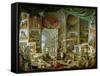 Gallery of Views of Ancient Rome, 1758-Giovanni Paolo Pannini-Framed Stretched Canvas