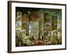 Gallery of Views of Ancient Rome, 1758-Giovanni Paolo Pannini-Framed Giclee Print