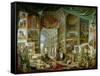 Gallery of Views of Ancient Rome, 1758-Giovanni Paolo Pannini-Framed Stretched Canvas