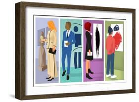 Gallery People-Mary Ann Smith-Framed Giclee Print
