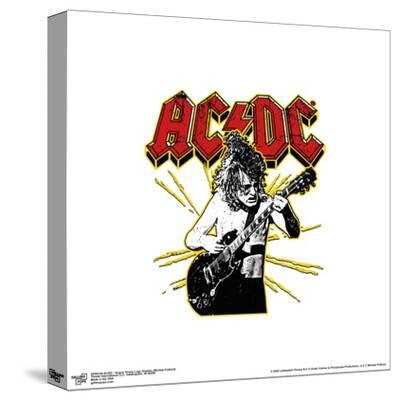 'Gallery Pops AC/DC - Angus Young Logo Graphic (Michael Putland) Wall ...